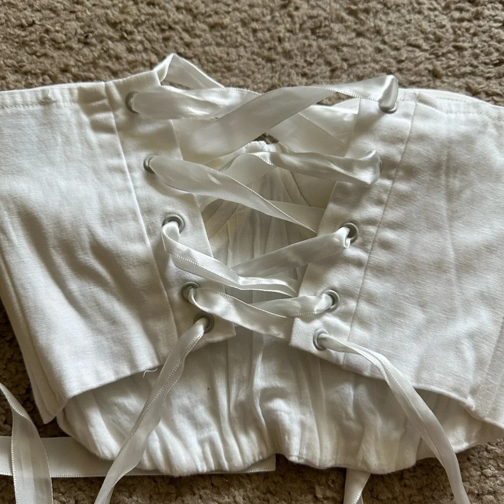 Princess Polly White Corset Top - Picture 4 of 4